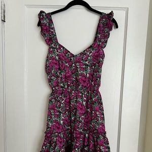 Shein back tie mini dress